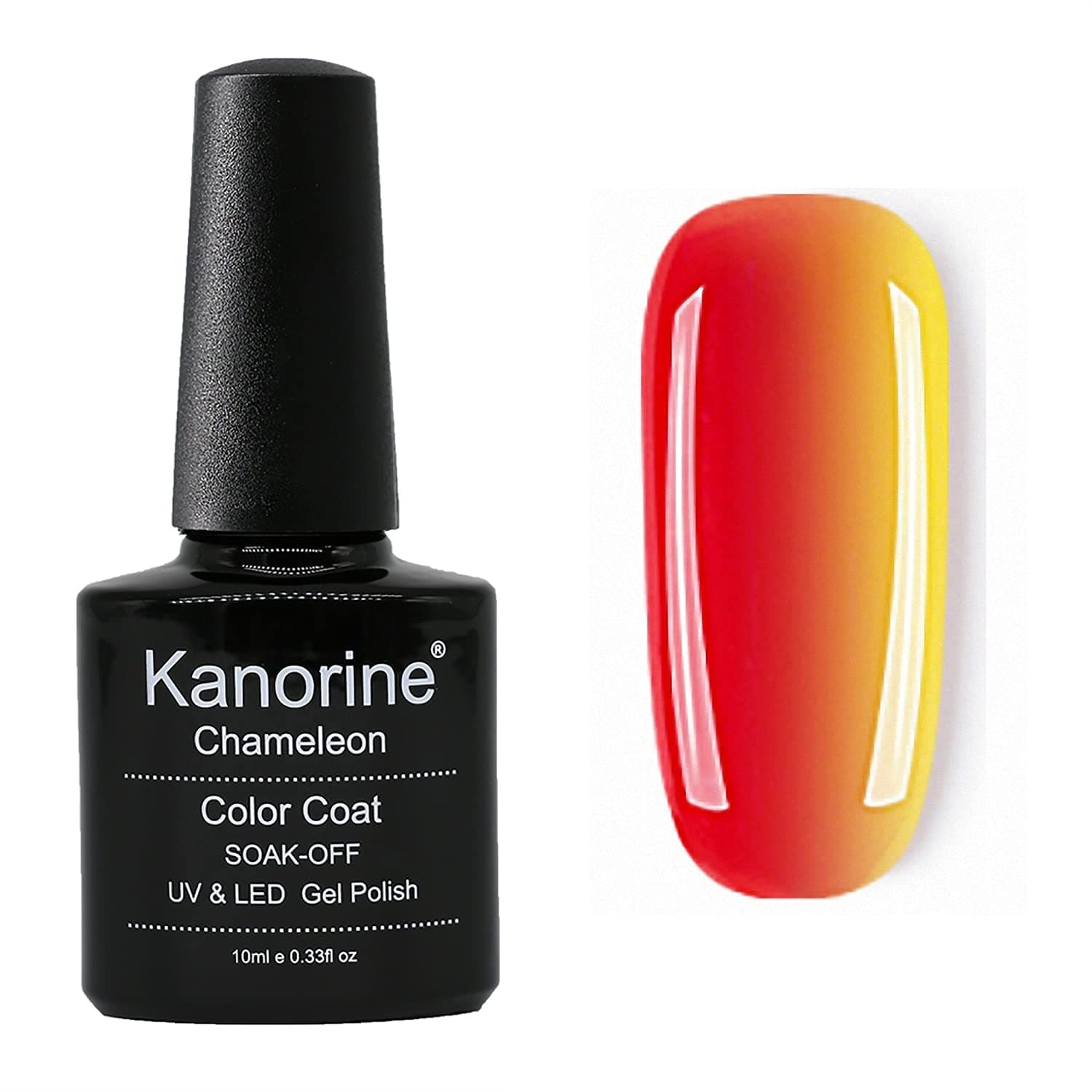 Kanorine Temperature Color Changing Gel Nail Polish 10mL UV LED Soak Off Gel kit