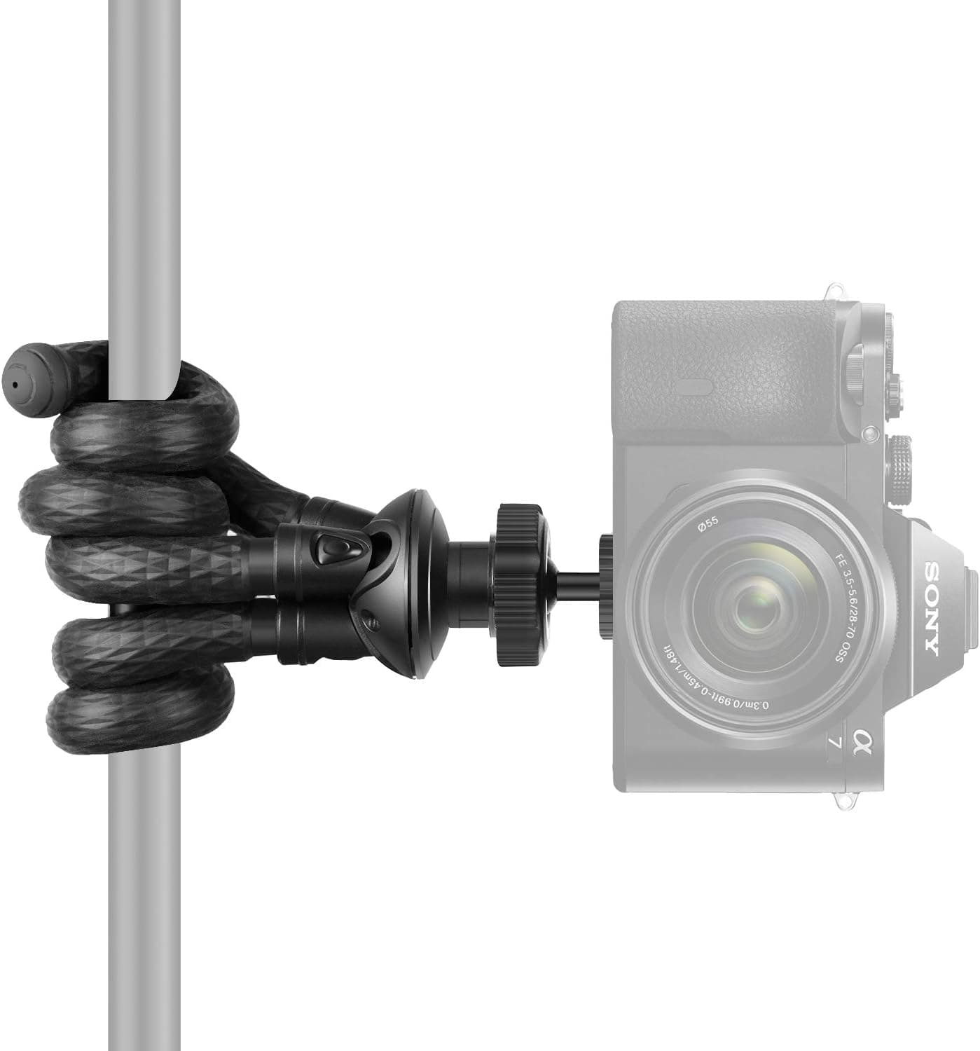 Neewer Phone Tripods, 12" Flexible Tripod for iPhone X 8 Plus 8, Samsung S9 and More, Waterproof Anti-Crack Camera GoPro/Cell Phone Tripod, 360 Degree Spherical Photography (Phone Clamp NOT Included)