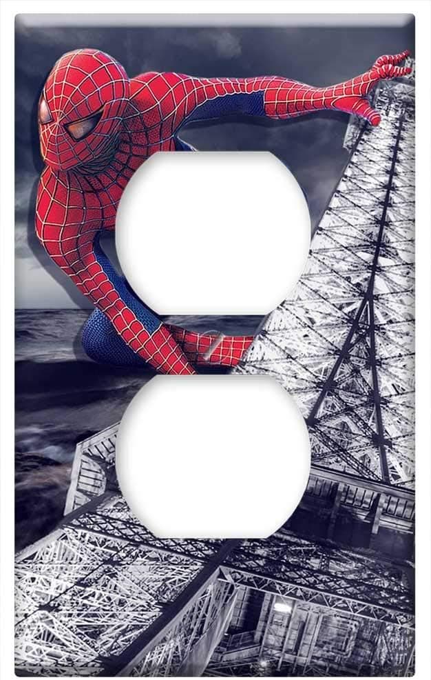 Switch Plate Outlet Cover - Comics Spiderman Comic Cartoons Character