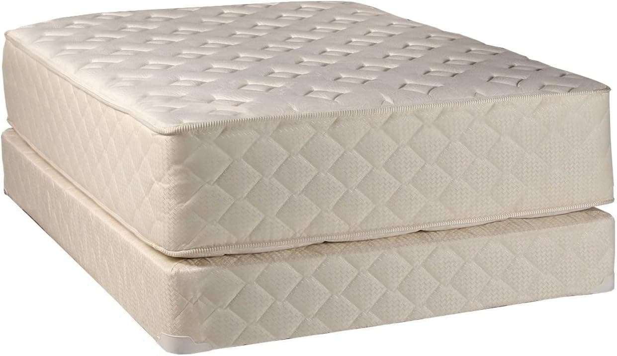 Highlight Luxury Firm Twin XL Size (39"x80"x14") Mattress & Box Spring Set - Fully Assembled - Spinal Back Support, Innerspring Coils, Premium edge guards, Longlasting Comfort - By Dream Solutions USA