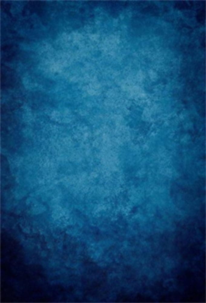 Yeele 8x10ft Vintage Dark Blue Photography Backdrop Solid Blurry Gradient Pastel Chic Colours Design Photo Background Photobooth Adult Baby Party Photo Video Shoot Studio Props Drop Vinyl Wallpaper