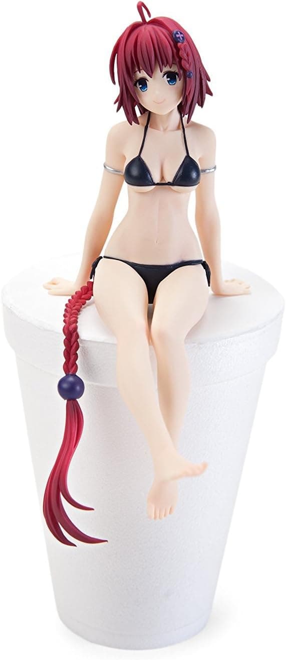 Furyu 5.5" To Love Ru Darkness: Mea Kurosaki Noodle Stopper Figure (Black Version)