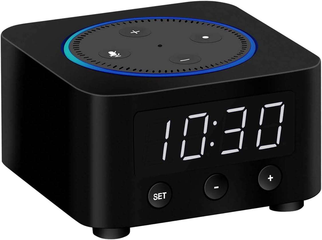 Znewtech Clock Stand for Amazon Echo Dot (2nd Gen)
