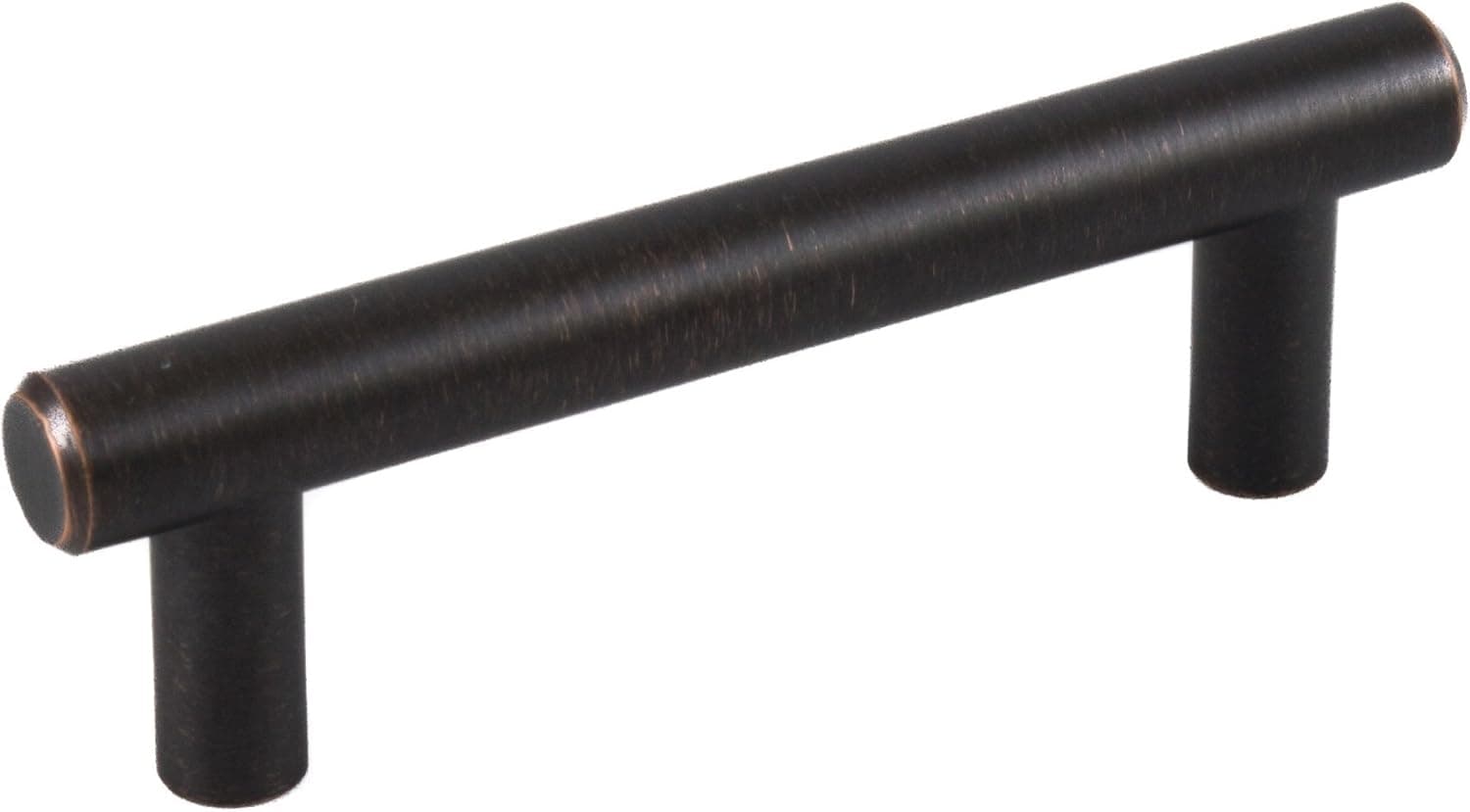 YuanKanJu Bar Pull Kitchen Cabinet Handle Oil-Rubbed Bronze Solid Steel 12mm 3" Hole Spacing 4" Length