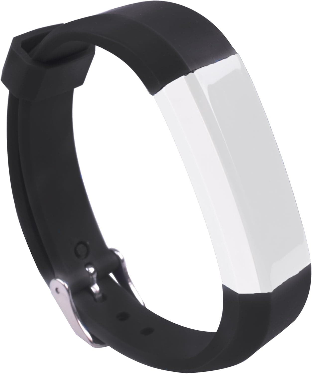 FlyHi Replacement Bands for Fitbit Alta Smart Watch with Metal Fastener Buckle, Fit for Most Wrists, Prevent Tracker from Falling Off (Trackers not Included, Black)