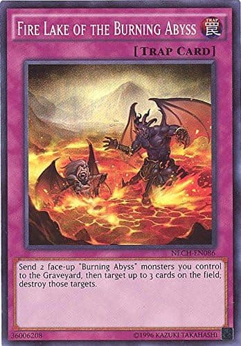 YU-GI-OH! - Fire Lake of The Burning Abyss (NECH-EN086) - The New Challengers - Unlimited Edition - Super Rare