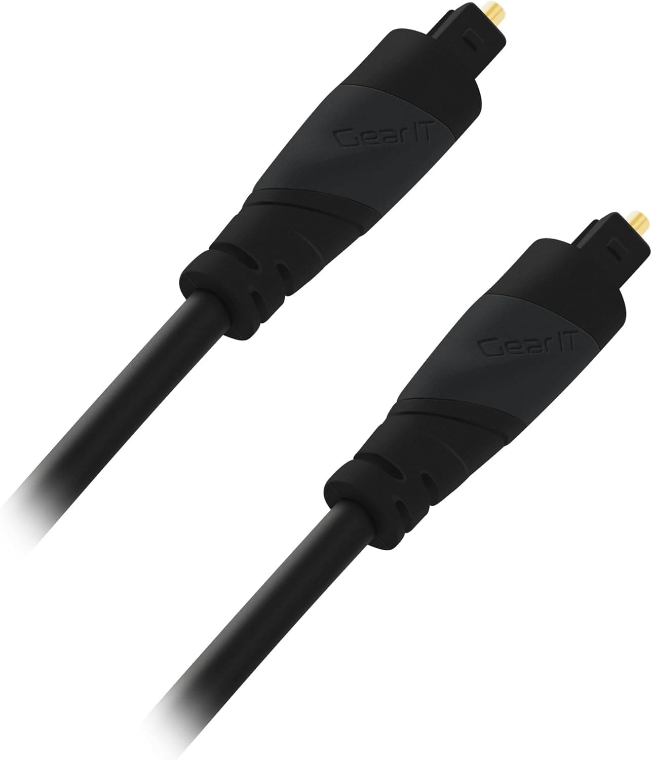 Toslink Digital Optical Audio Cable, GearIT Pro Series TOSLINK Digital Optical Audio Cable 3 Feet for HDTV, PS3, Tivo, Sound Bar, Stereo Receiver and Home Theater System - Black