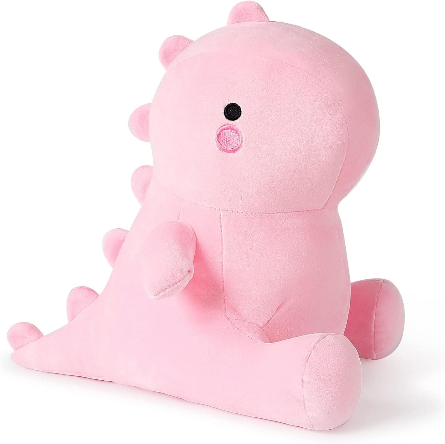 Ditucu Cute Dinosaur Stuffed Animals Toys Plush Dolls Soft Dino Plushie Birthday Gifts for Kids Girls Boys Pink 10 inch