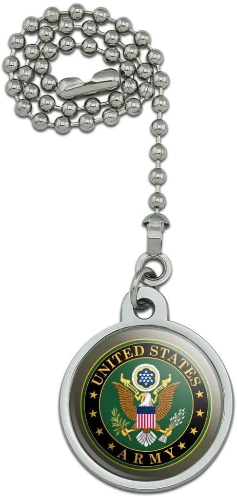 GRAPHICS & MORE U.S. Army United States Army Eagle Logo Ceiling Fan and Light Pull Chain