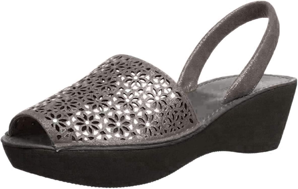 Kenneth Cole Reaction Women's Fine Glass 8 Laser Perf Slingback Wedge Sandal