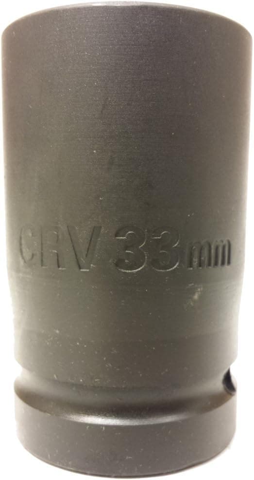 Cheater Wrench 1" (One-Inch) Drive Deep Impact Socket - 33mm