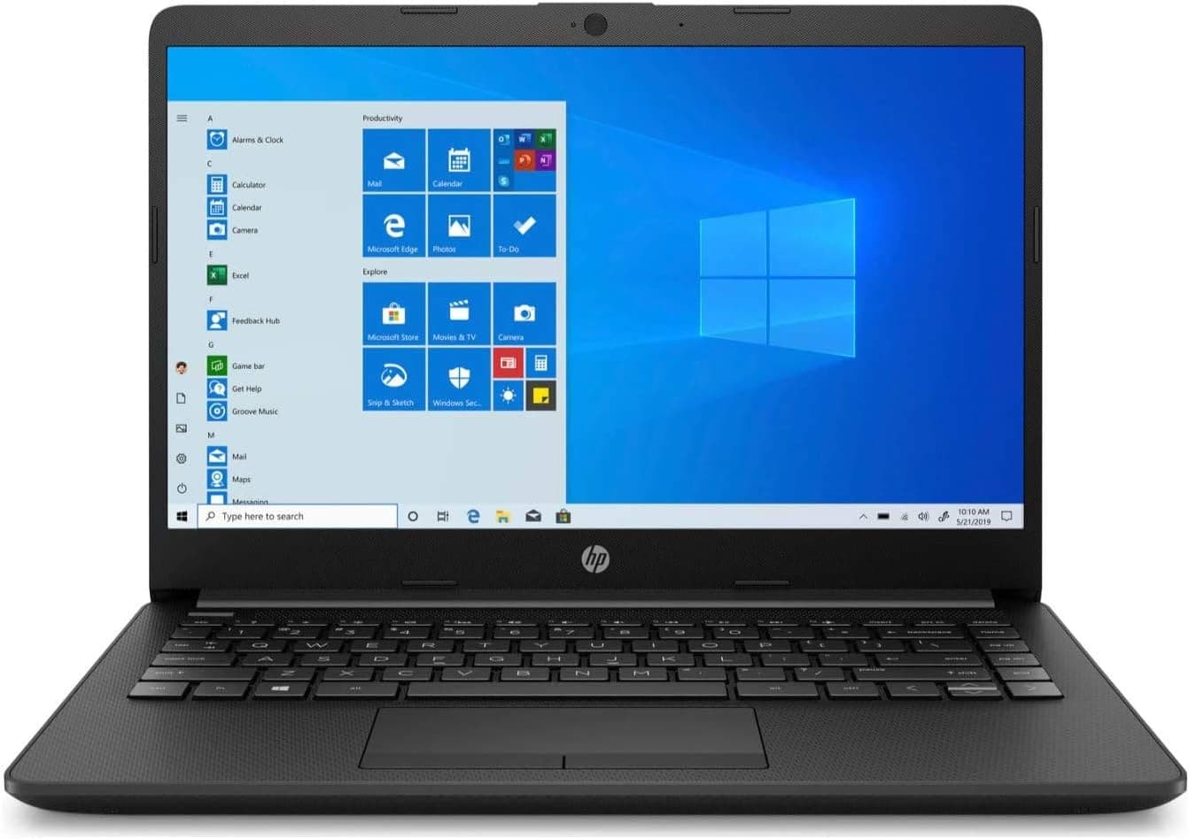 Newest HP 14" HD WLED Backlit High Performance Business Laptop, AMD Athlon Silver 3050U up to 3.2GHz, 4GB DDR4, 128GB SSD, Wireless-AC, HDMI, Bluetooth, Webcam, SD Card Reader, Windows 10 S