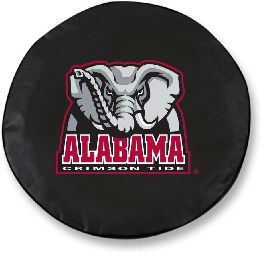 Holland Bar Stool TCJAL-EleBK-27 x 8 Alabama "Elephant" Tire Cover-Black