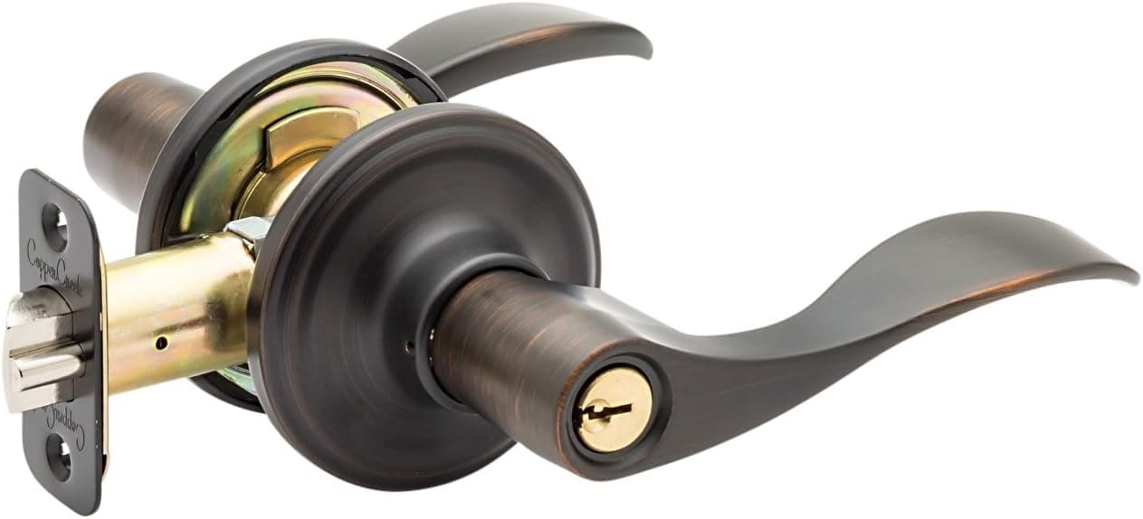 Copper Creek WL2240TB Waverly Entry Door Lever, Tuscan Bronze