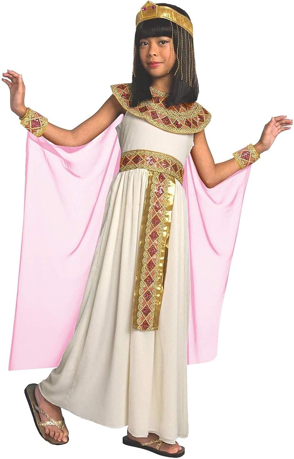 Morph Kids Cleopatra Costume Girls, Cleopatra Costume Girls, Egyptian Costume for Girls, Cleopatra Girls Costume