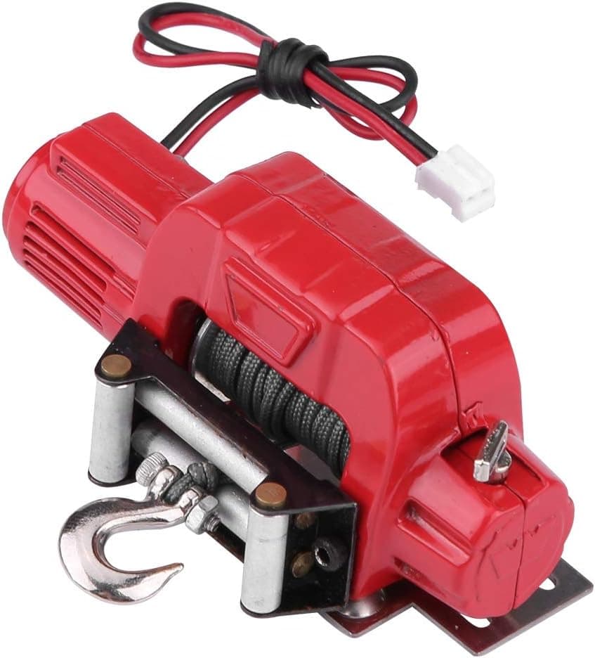 RC Crawler Winch, 1/10 Crawler Winch Wireless Remote Control Receiver Set for Traxxas HSP Redcat Car