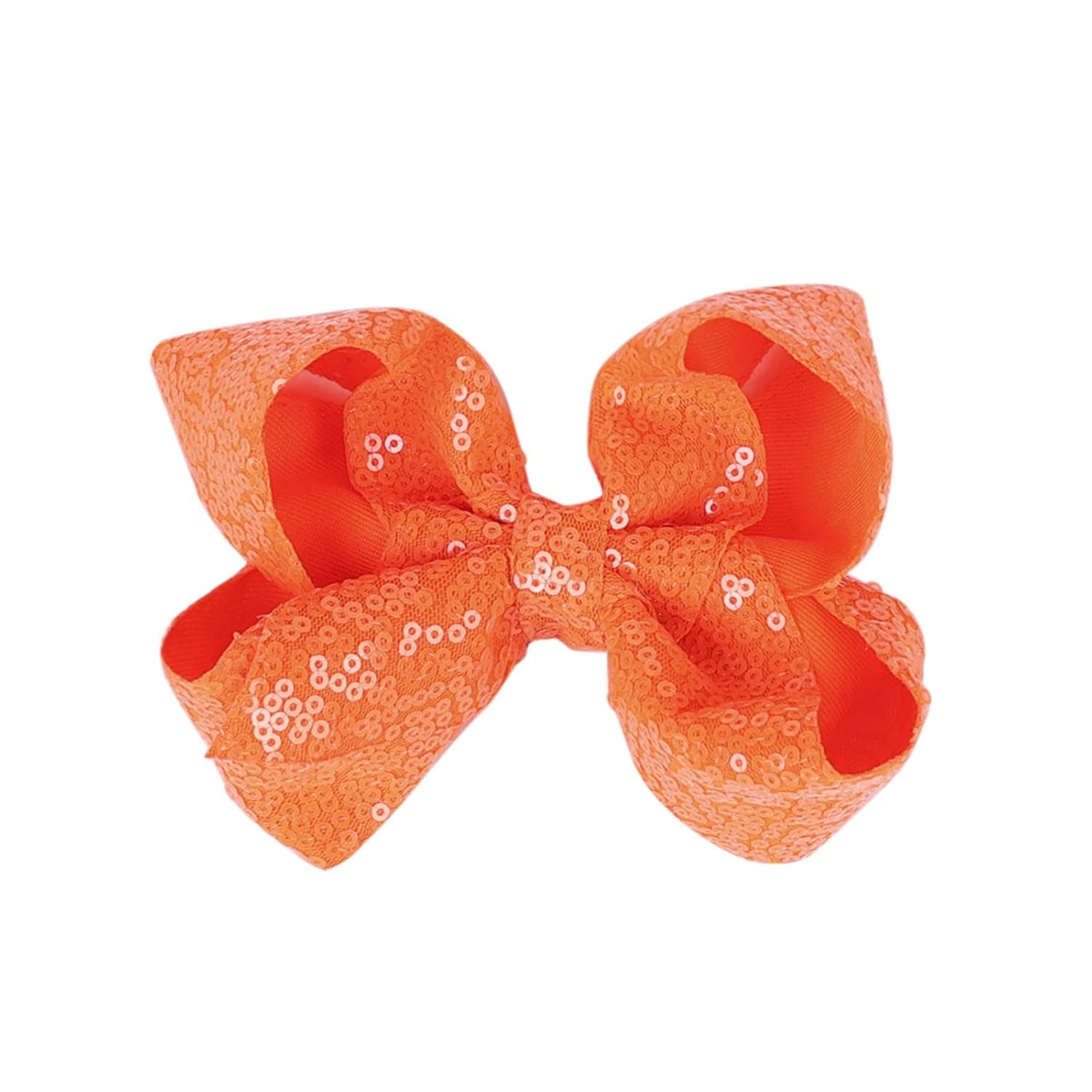 Xansema 5 Inches Sequins Large Bows Alligator Hair Clip Hair Barrettes Accessories for Women Teens Girls Kids