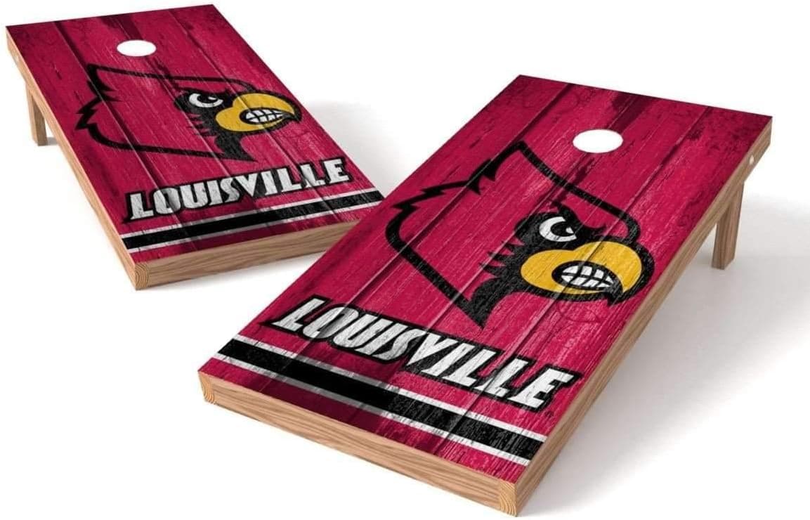 PROLINE NCAA Cornhole Outdoor Game Set, Vintage Design, 2' x 4' Foot - Professional Series