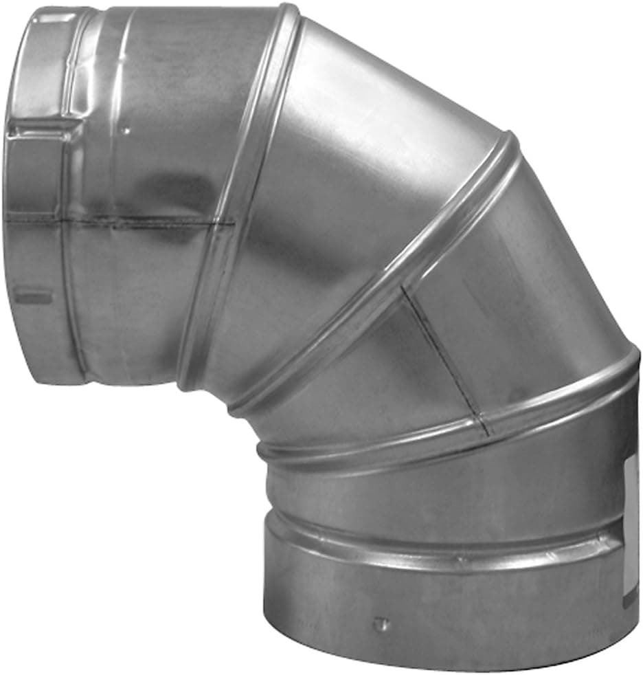 Speedi-Products BV-A90 03 3-Inch B-Vent 90 Degree Round Adjustable Elbow