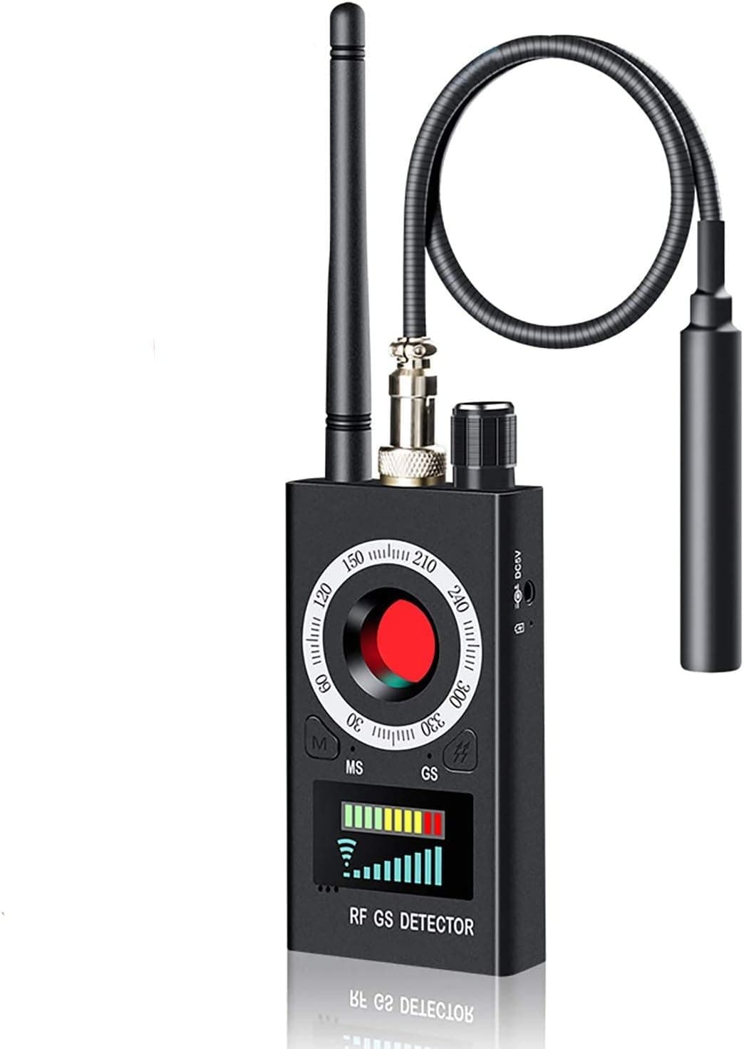 Anti Spy Detector Hidden Camera Finder Listening Device Finder RF Signal Detector Upgraded GPS Tracking Device for Wireless Signal Alarm Bug Detector