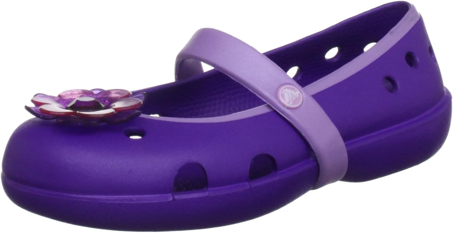 Crocs Girls' Keeley Flower Flat