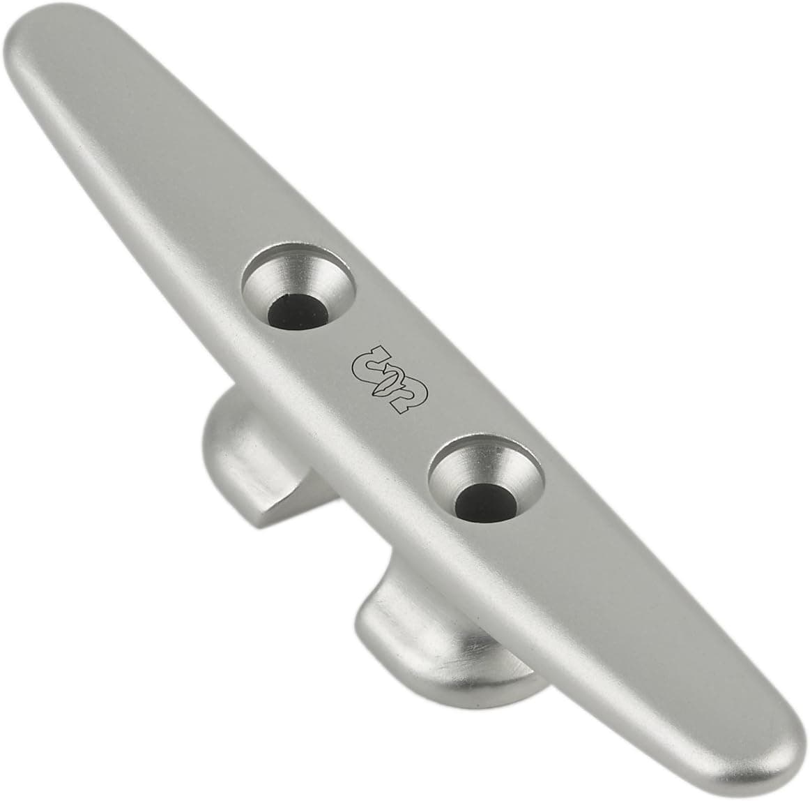 Schaefer Open Base Clear Anodized Forged Aluminum Cleat fits Up to 1/2-Inch Line, 5-Inch/127mm