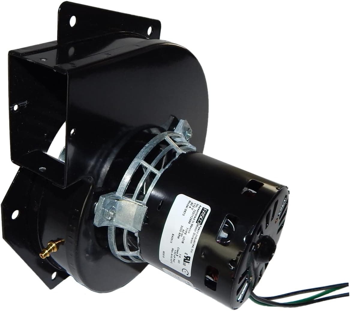 Fasco D673 Draft Booster Motor, Split-Phase, 3000 RPM, 115V