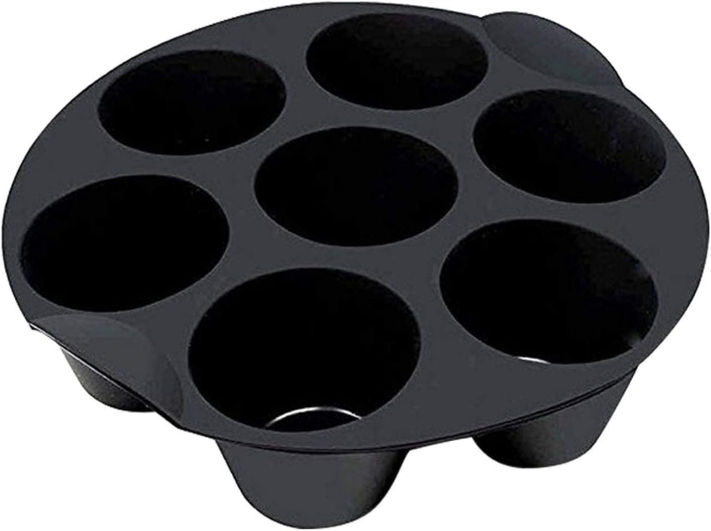 Silicone Muffin Pan Cupcake Cups,7 Cup Air Fryer Silicone Cupcake Mold for 3.5-5.8 L Air Fryer Accessories Universal Silicone Muffin Cake Cups