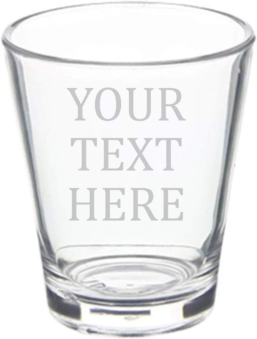 Alankathy Mugs Personalized Shot Glass 2 oz Sandblast Etched Names