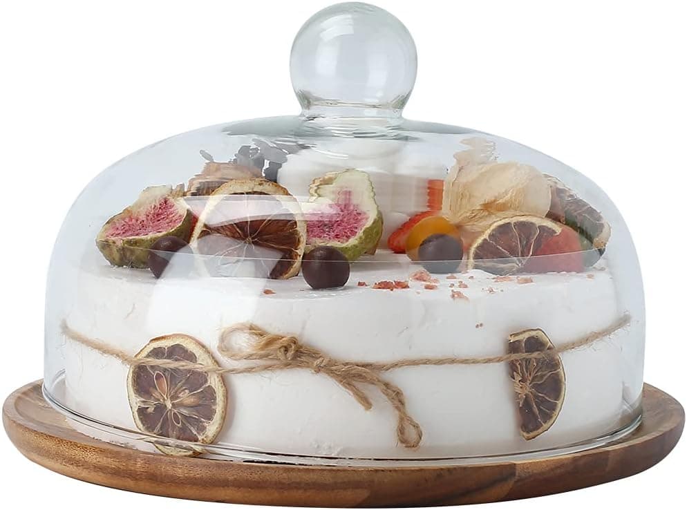 8 inches/20cm Wood Cake Dessert Rack , Round Cupcake Tray, Wedding Birthday Party Pedestal Display Plate