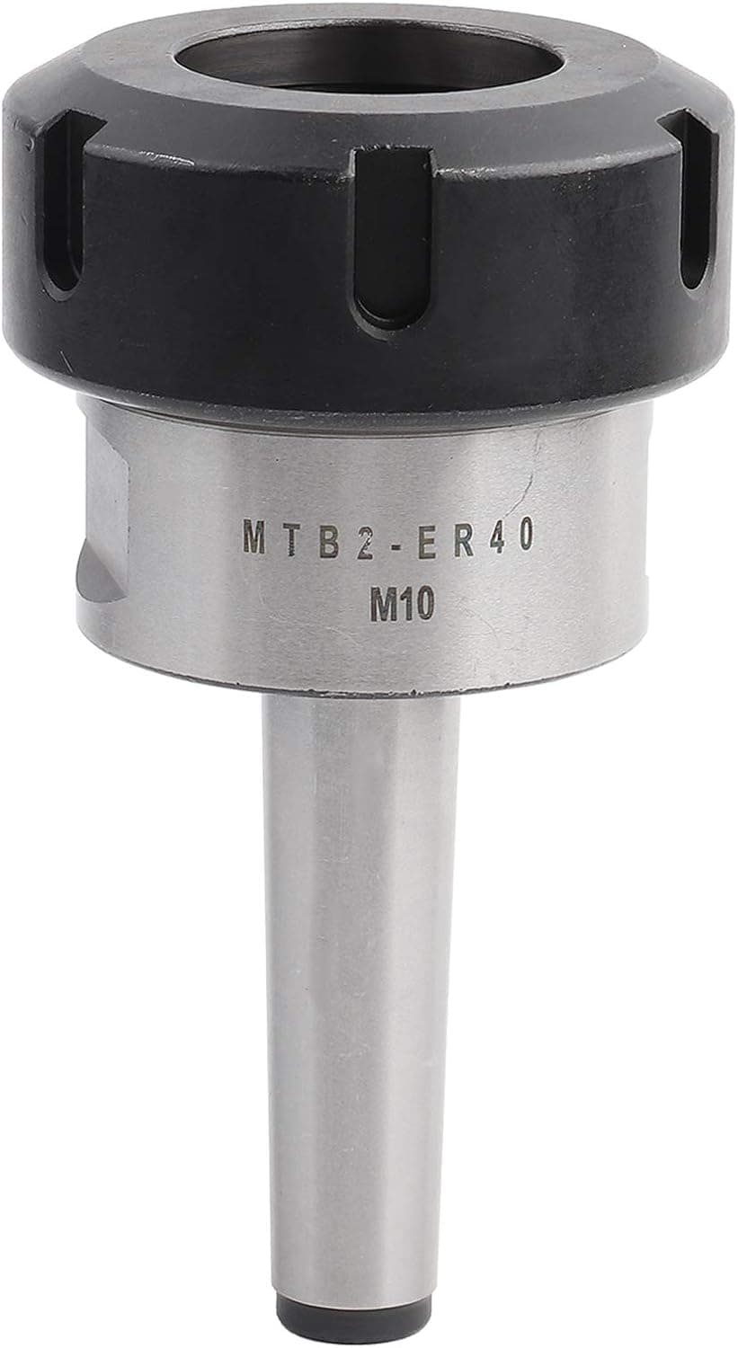MTB2-ER40 M10 Collet Chuck Morse Taper Collet Holder Elastic Collet Body/Toolholder Morse Taper MT2 Shank Holder for CNC Lathe Ordinary Milling Machines Drilling Machines Lathes Boring Machines