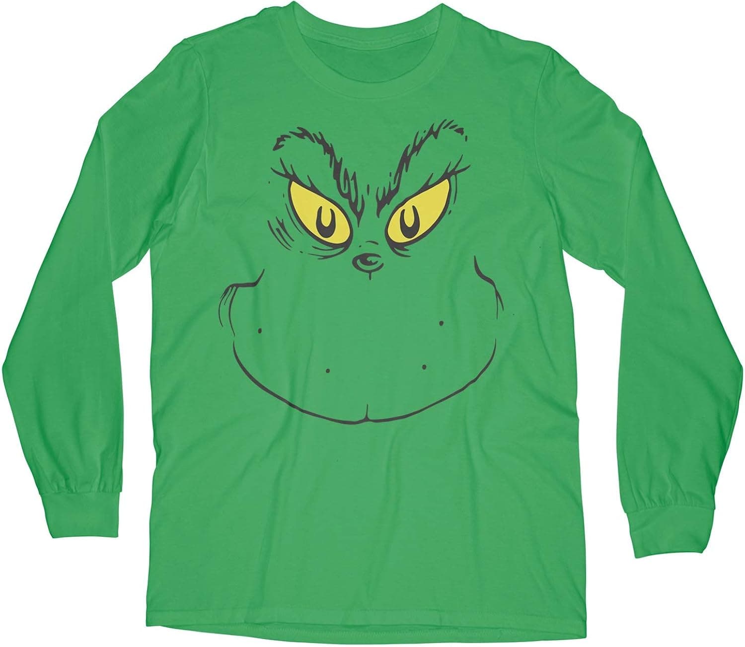 Long Sleeve Face of Stink Stank Stunk Toddler T Shirt for Halloween or Christmas Apparel