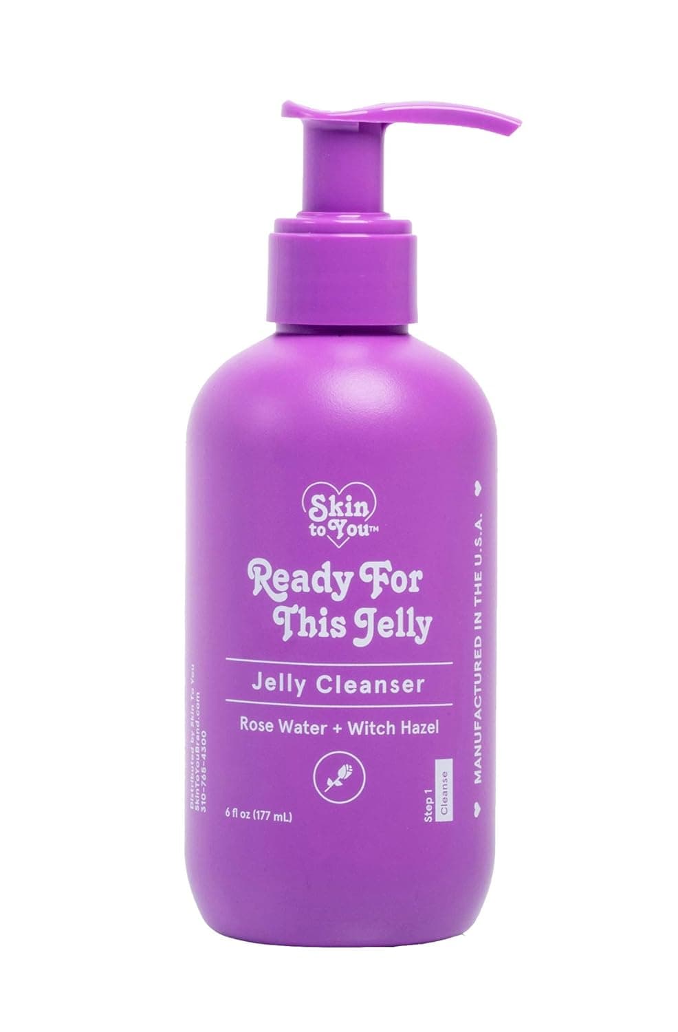 Skin To You Ready for this Jelly | Facial Jelly Cleanser and Makeup Remover | Gentle and Effective Soothing Face Wash | Reduce Inflammation for Healthy, Glowing Skin | No Parabens 6 fl oz