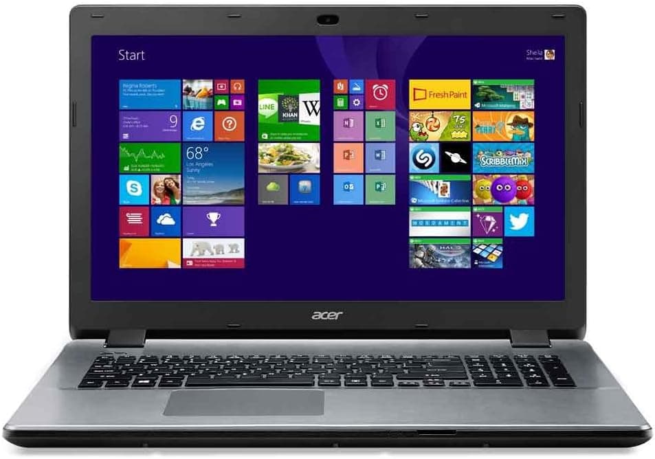 Acer Aspire E 17 E5-771-74E7 17.3-Inch HD Laptop (Iron Silver)