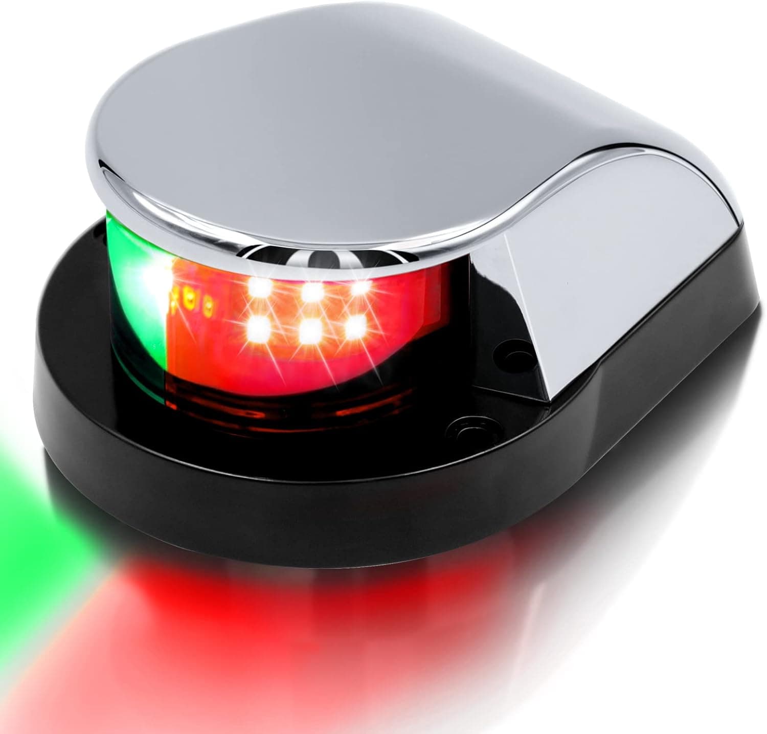 Obcursco Boat Navigation Lights, Marine LED Navigation Light, Boat LED Bow Light. Ideal for Pontoon, Skiff, and Small Boat
