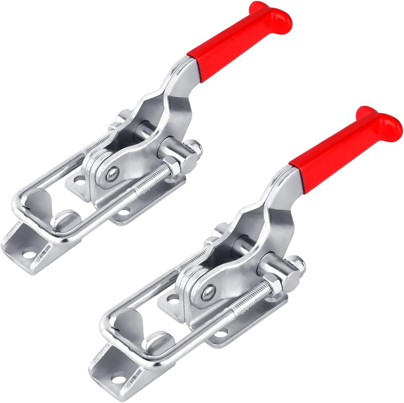 ZHONG AN Toggle Steel Latch Catch Clip Clamp Hasp Metal For Tool Boxes, Trunk, Cases, 2 Piece