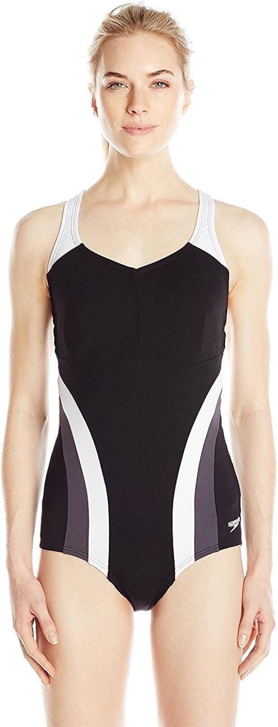 Speedo Women's Flow Active One-Piece Fitness Swimsuit