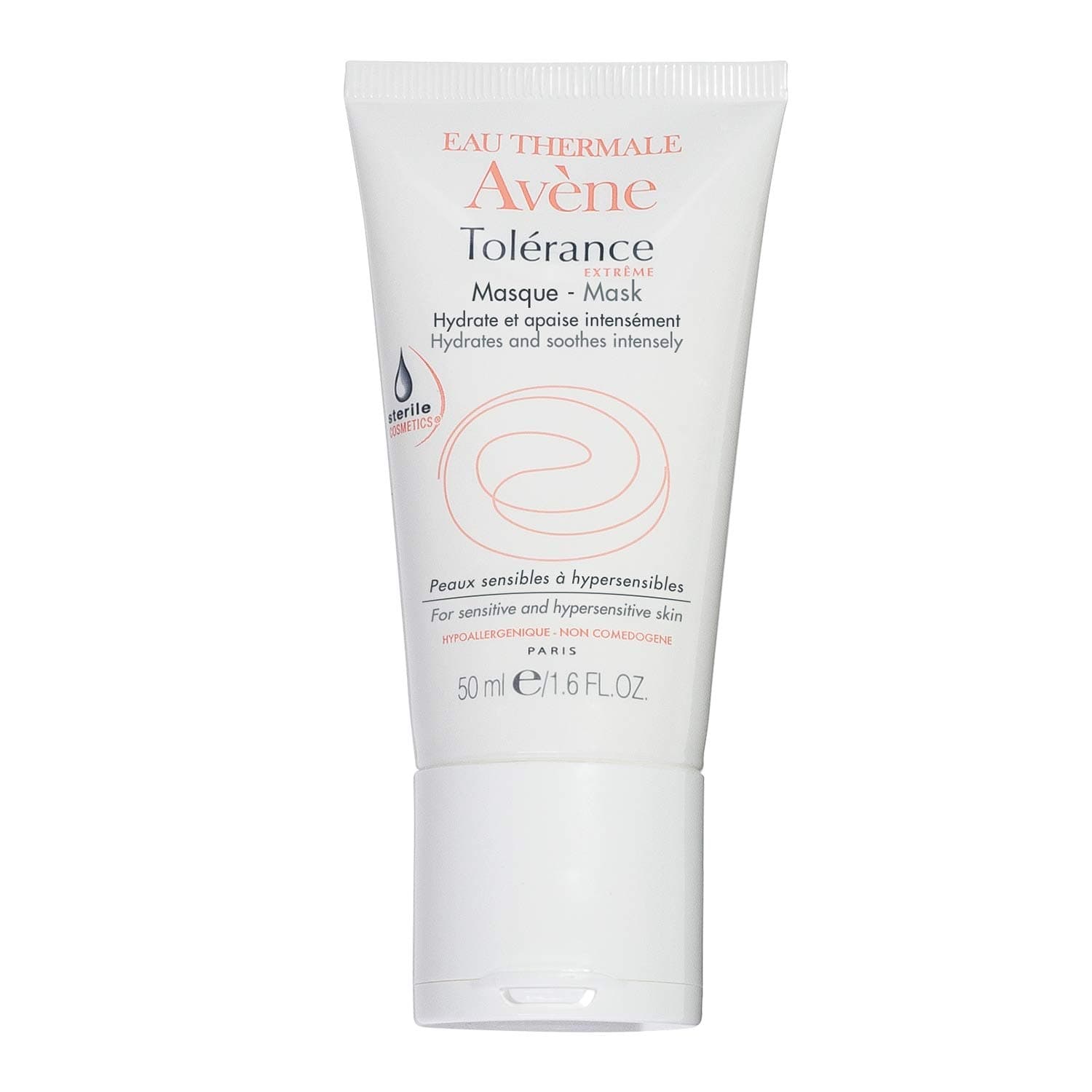 Eau Thermale Avene Tolérance Extrême Mask, Sterile Hydrating Face Mask for Sensitive Skin, Fragrance, Paraben, Soy, Gluten Free 1.6 oz.