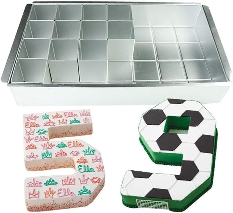 Silicone Baking Cake Pans 0-8 Number DIY Cake Mold Bread Mousse Jelly Mould for Birthday Wedding Anniversary (cake pan)