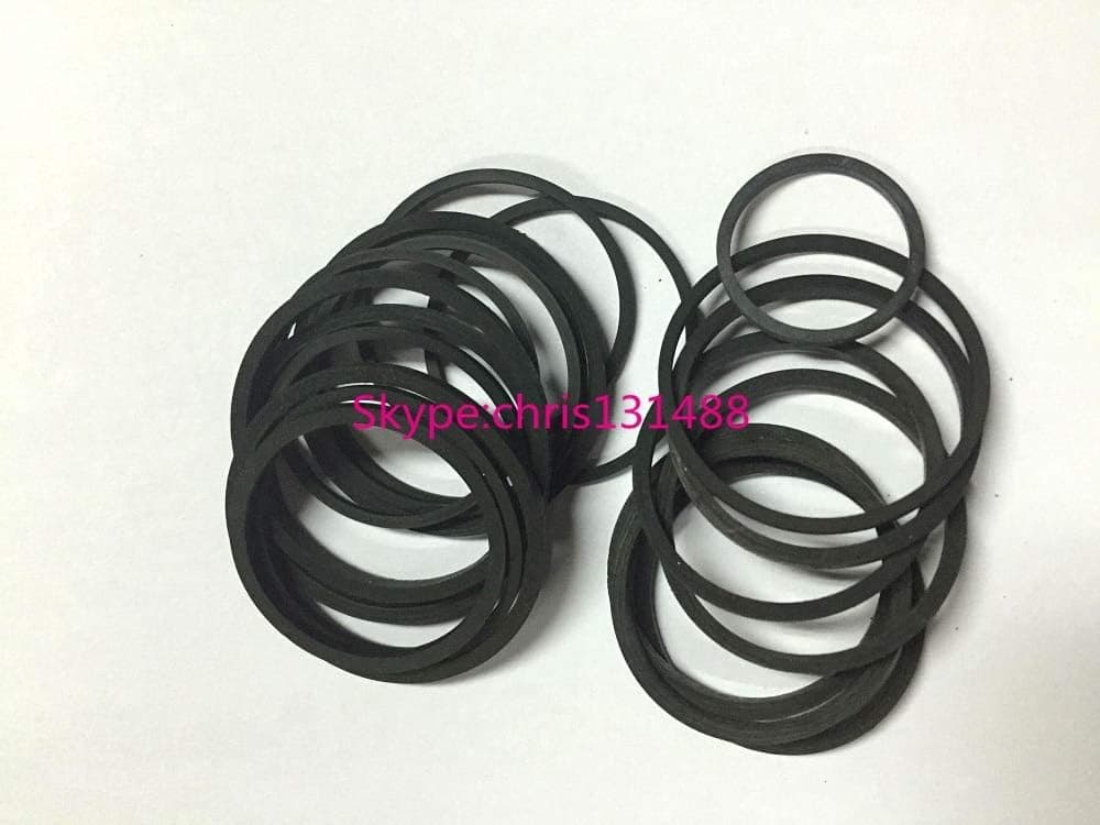 Aircus 2bag 20pcs/bag DVD CD VCD Transmission belt all size folded lenth 2.5-5.5cm thickness 1.2mm rubber belt drive strap