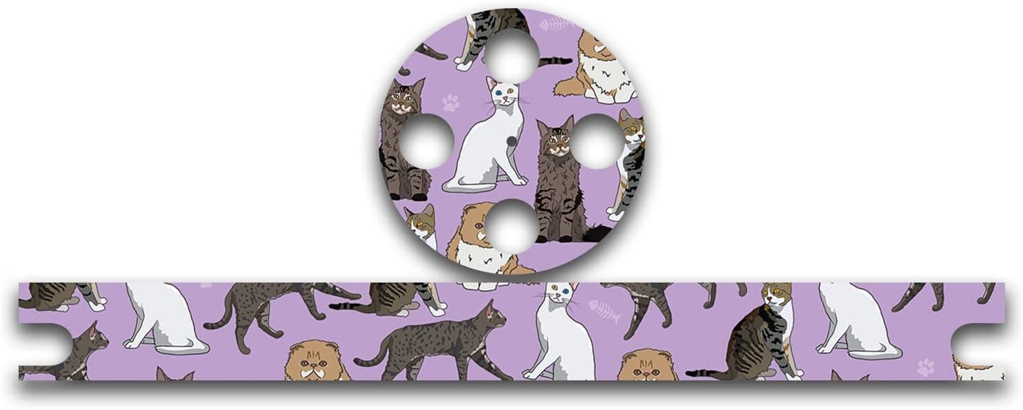 MightySkins Skin Compatible with Amazon Echo Dot (2nd Gen) - Cat Chaos | Protective, Durable, and Unique Vinyl Decal wrap Cover | Easy to Apply, Remove, and Change Styles | Made in The USA