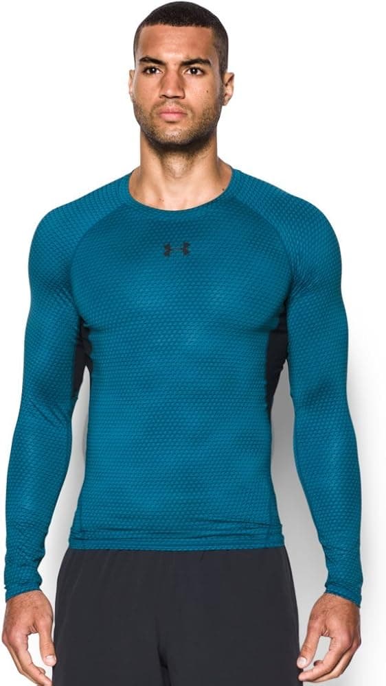 Under Armour Men's HG Long Sleeve Compression Printed Tee