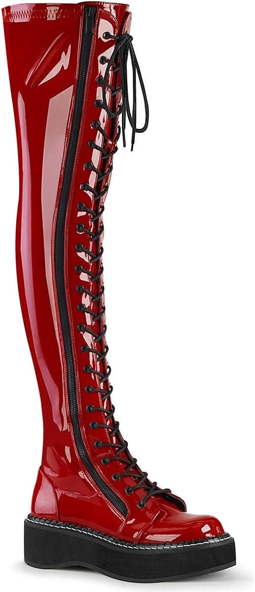 Demonia Women's Emily-375 Thigh-high Boot
