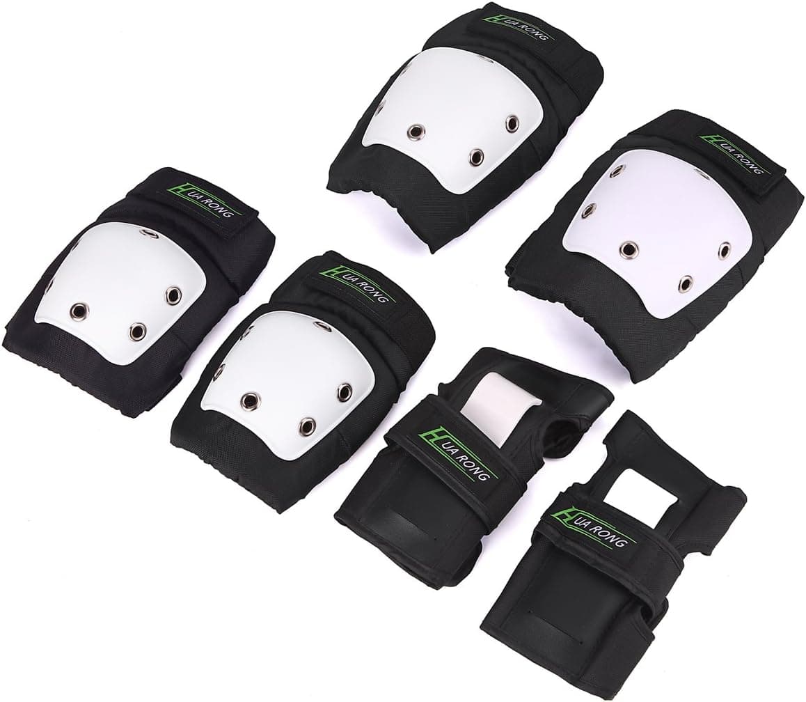 HUARONG Kids adult Knee Pads Knee & Elbow Pads Set Gear Pad for Skateboard Skating Sports