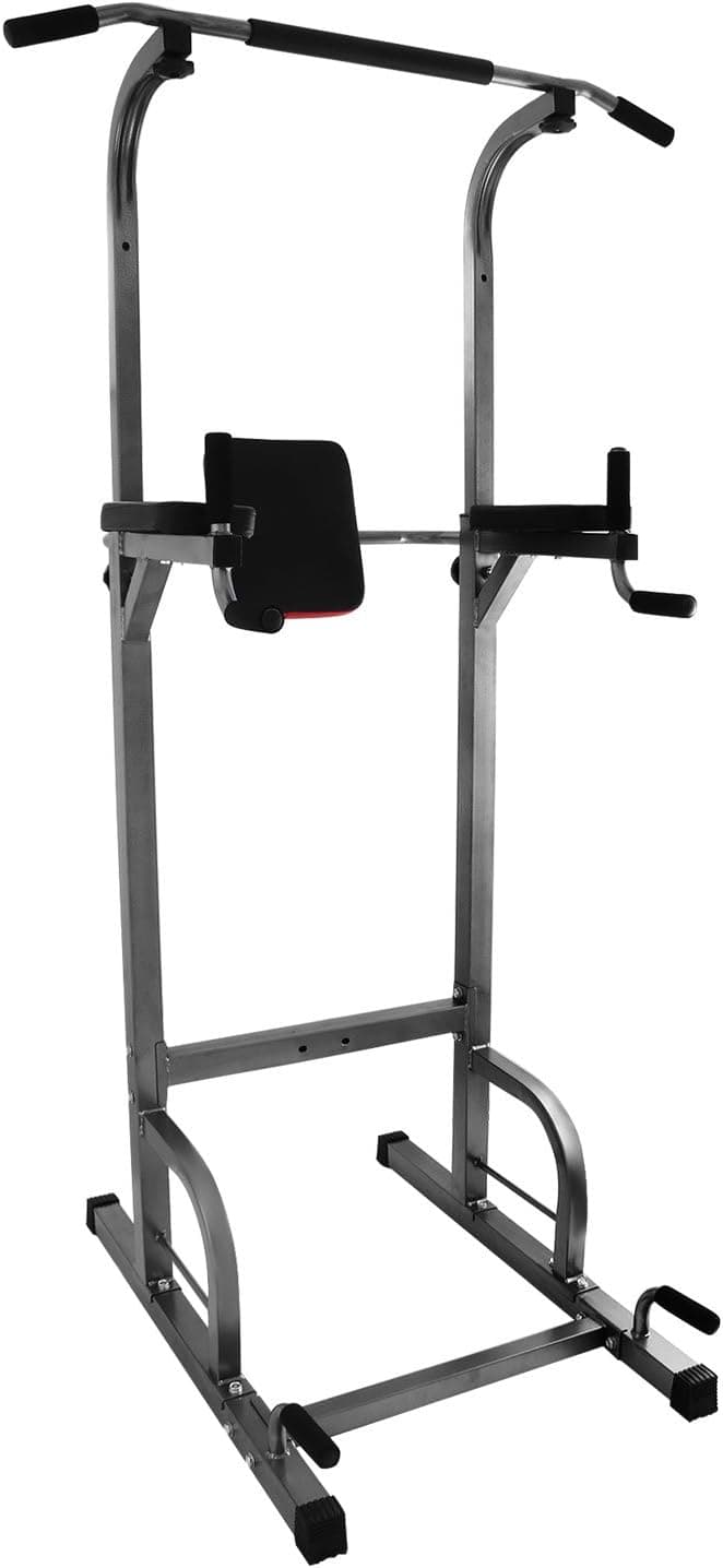 Happybuy Power Towers Adjustable Height Multistation Power Tower 330/440/550LBS Dip Bar and Pull Up Station Home Fitness Workout Station (360 Power Tower)
