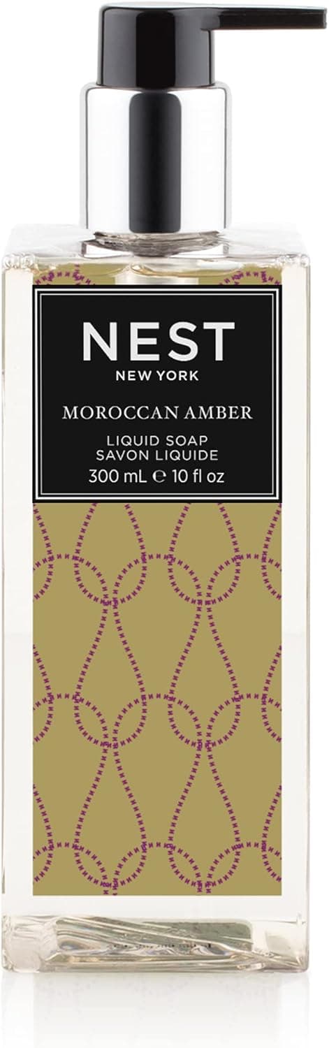 NEST Fragrances Scented Liquid Hand Soap- Moroccan Amber , 10 Fl Oz
