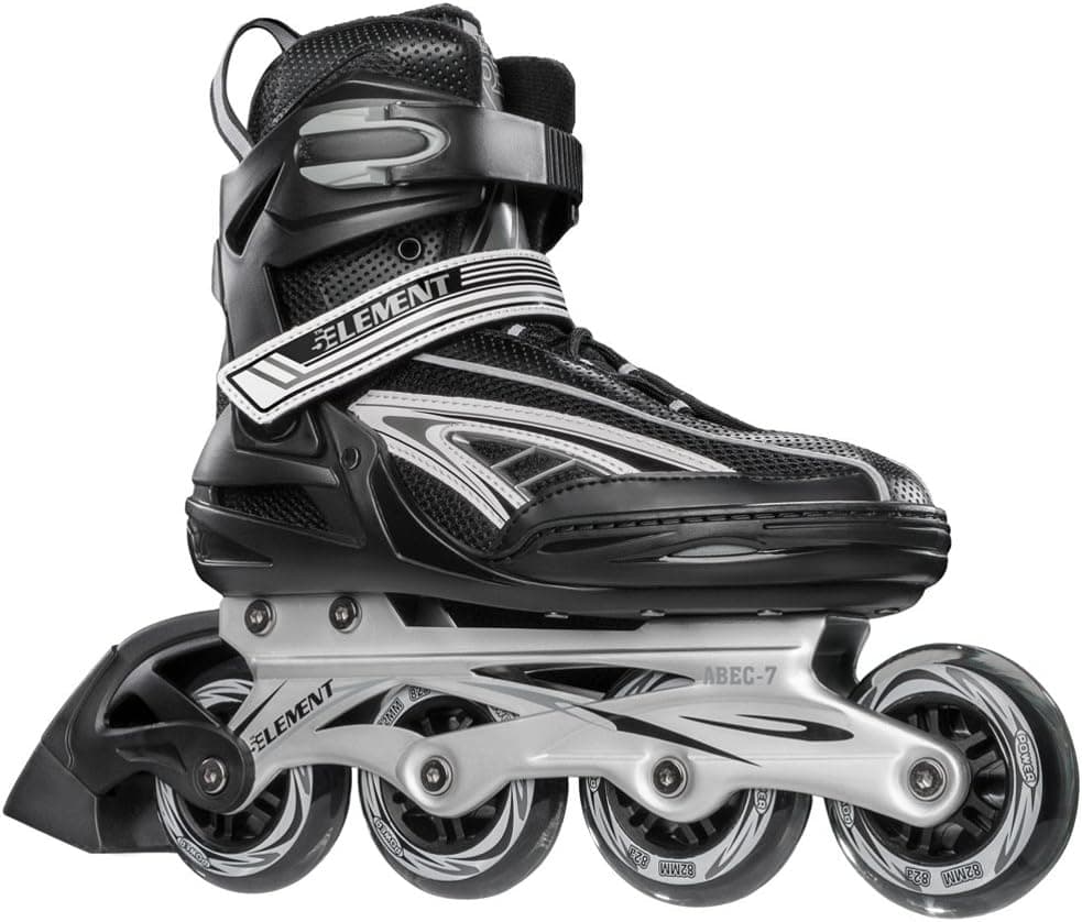 5th Element Panther XT Mens Inline Skates Black-Gray 9.0