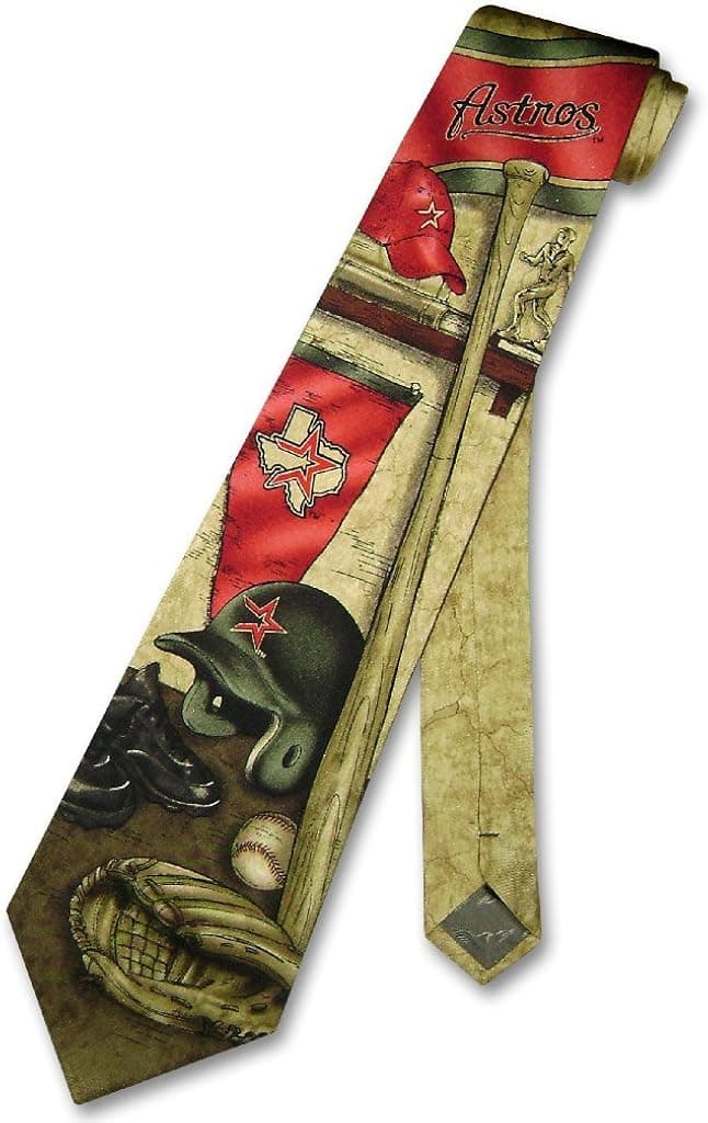 HOUSTON ASTROS SILK NeckTie MLB Baseball Men's NOSTALGIA Neck Tie