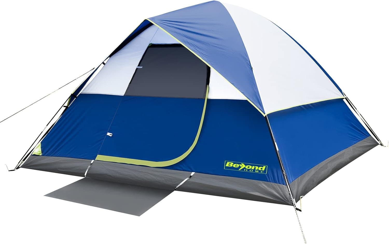 BeyondHOME Dome Camping Tent, 6 Person Tent with Rainfly, Portable Waterproof & Windproof Tent 10'x9'x66'' Easy Setup with Carry Bag for Family Camping & Outdoor Hiking, Upgraded Ventilation