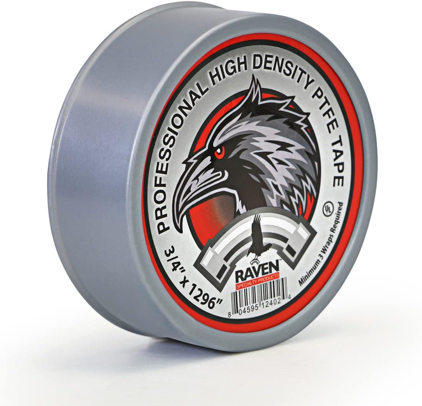 Supply Giant UUD3496H PTFE Thread Seal Tape for Plumbers, Gray 3/4 Inch x 1296 Inch